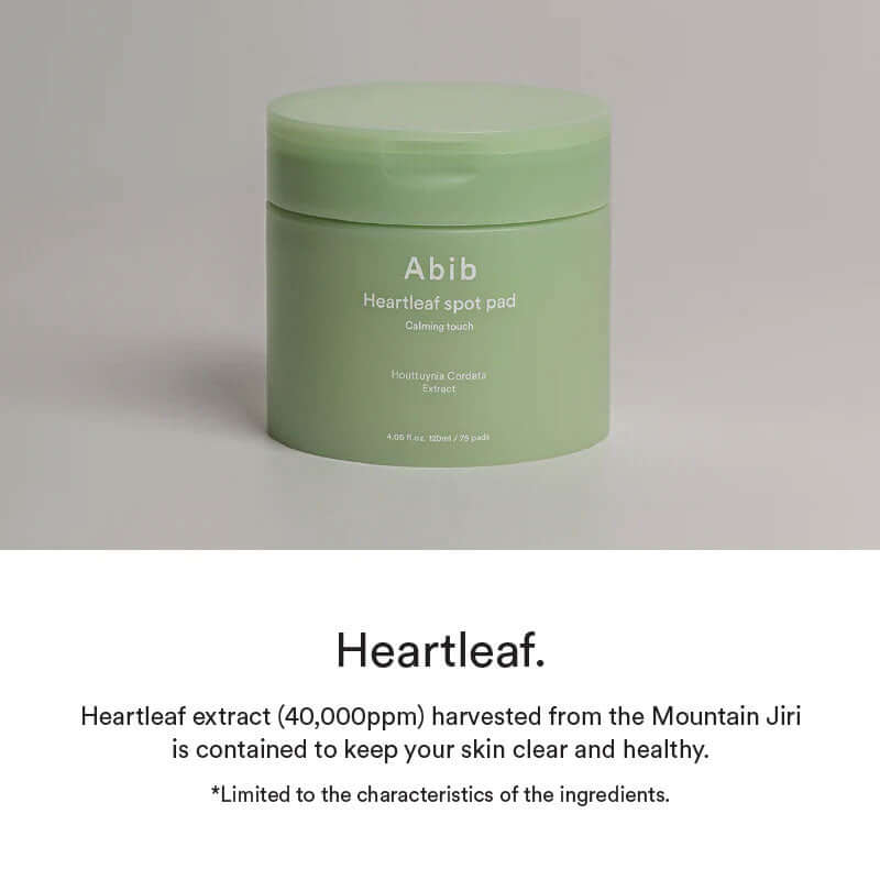 Abib Heartleaf Spot Pad Calming Touch 150ml / 80pads - Image 5