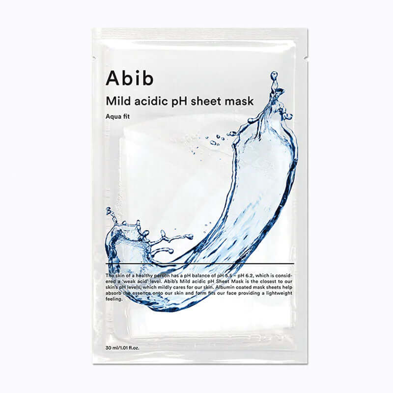Abib Mild Acidic pH Sheet Mask Aqua Fit 30ml - Image 2