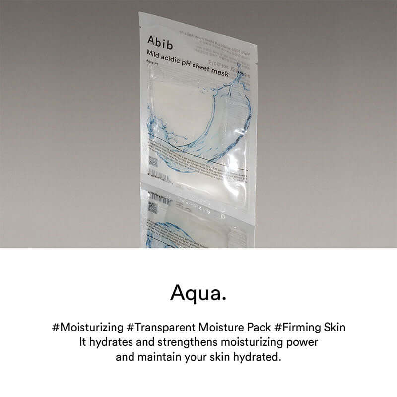 Abib Mild Acidic pH Sheet Mask Aqua Fit 30ml - Image 4