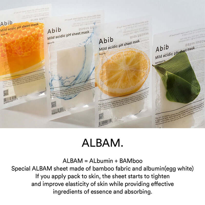 Abib Mild Acidic pH Sheet Mask Aqua Fit 30ml - Image 5