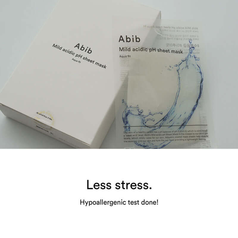 Abib Mild Acidic pH Sheet Mask Aqua Fit 30ml - Image 7