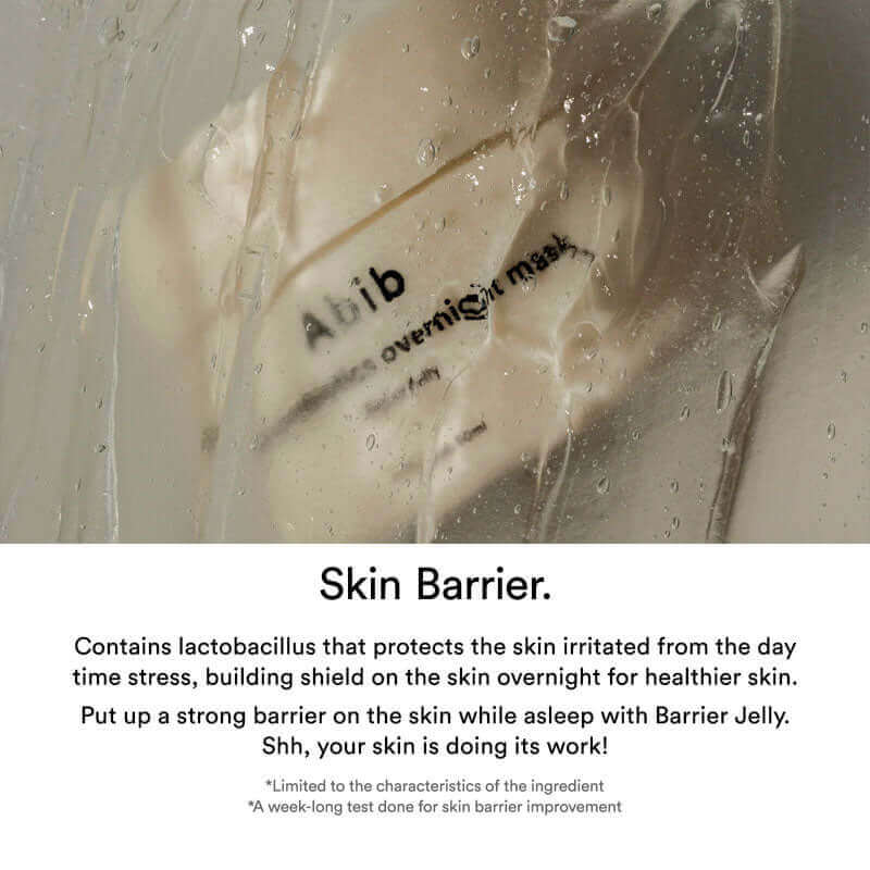 Abib Rice Probiotics Overnight Mask - Barrier Jelly 80ml - Image 4
