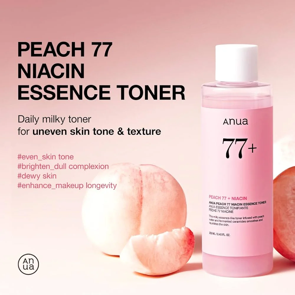 Anua Peach 77 Niacin Essence Toner 250ml - Image 3