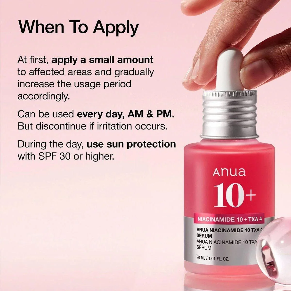 Anua Niacinamide 10% + TXA 4% Dark Spots Serum 30ml - Image 9
