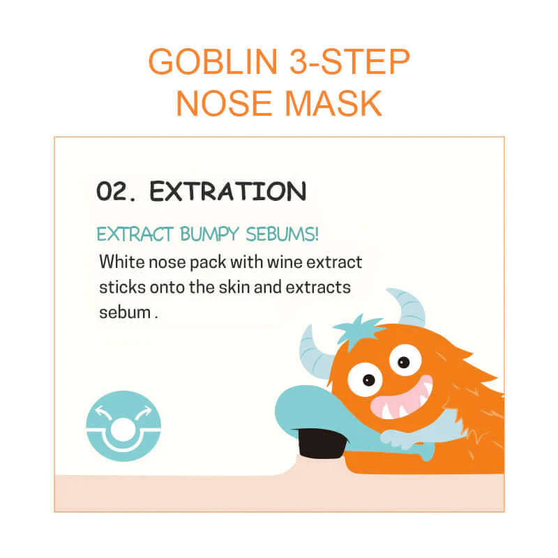 APIEU Goblin Blackhead 3-Step Nose Sheet 6.2g - Image 4