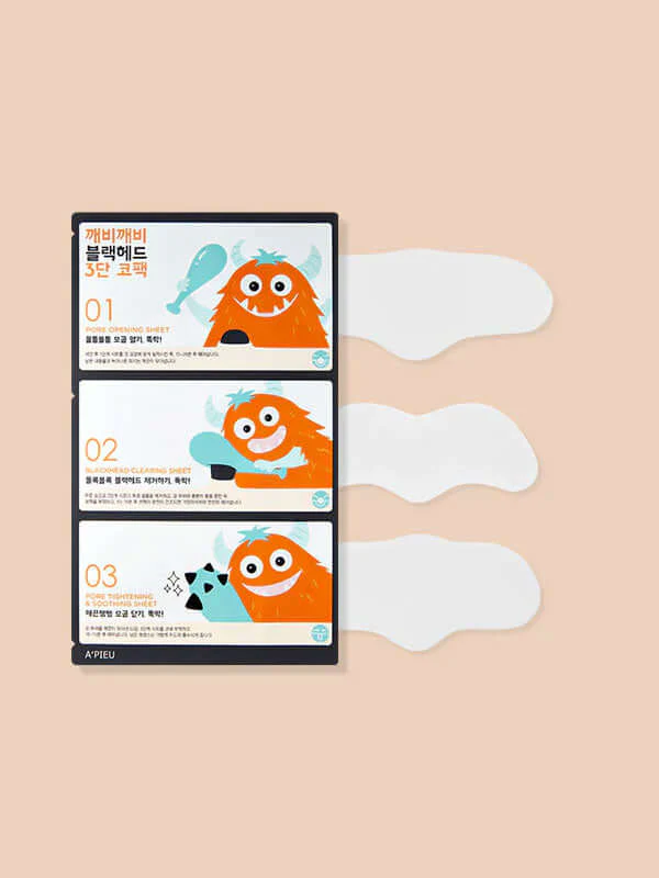 APIEU Goblin Blackhead 3-Step Nose Sheet 6.2g - Image 7