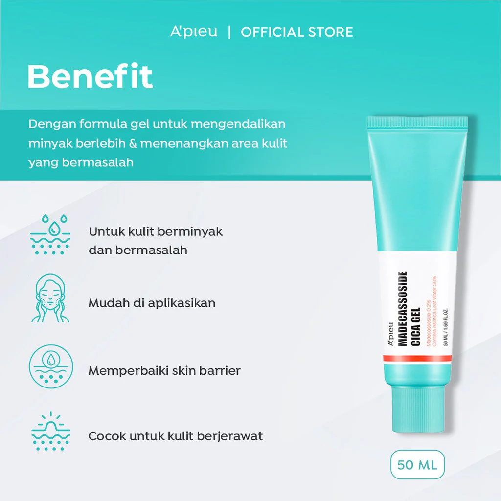 APIEU Madecassoside Cica Gel 2X 50ml - Image 3