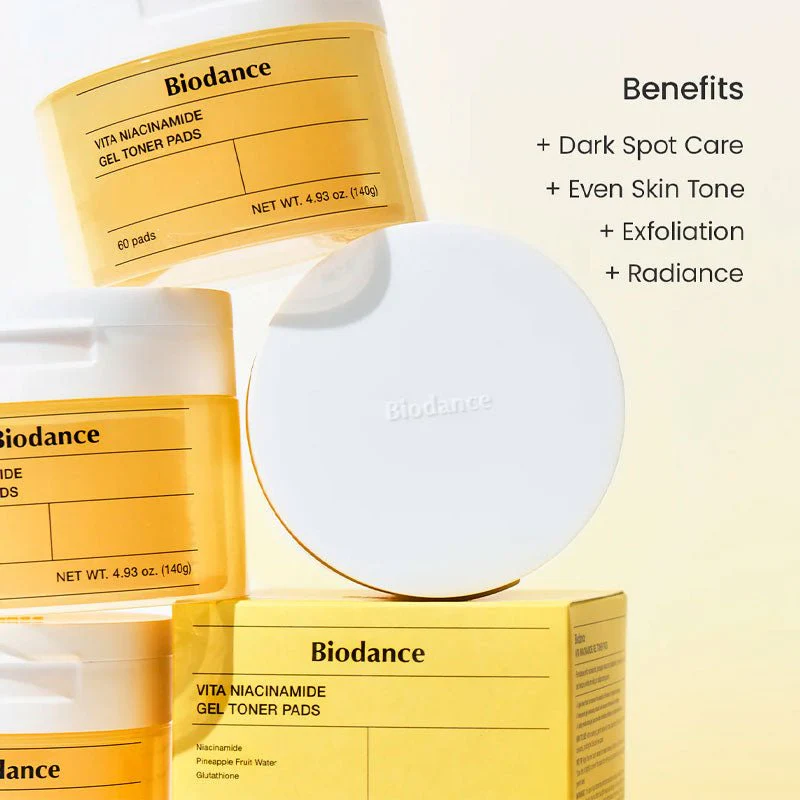 Biodance Vita Niacinamide Gel Toner Pad 140g / 60pads - Image 4