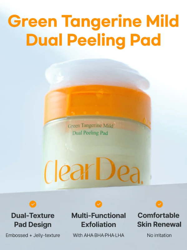 ClearDea Mild Dual Peeling Pad 140ml / 50 pads - Image 3