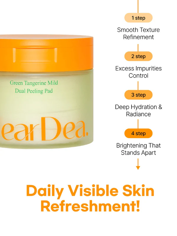 ClearDea Mild Dual Peeling Pad 140ml / 50 pads - Image 4