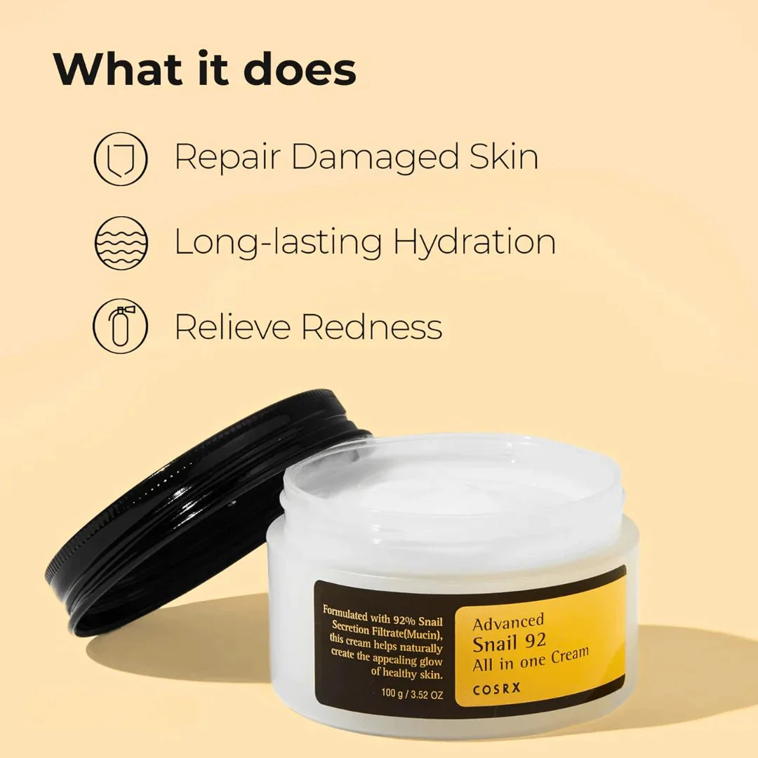 COSRX Advanced Snail 92 All In One Cream 100g - Image 3