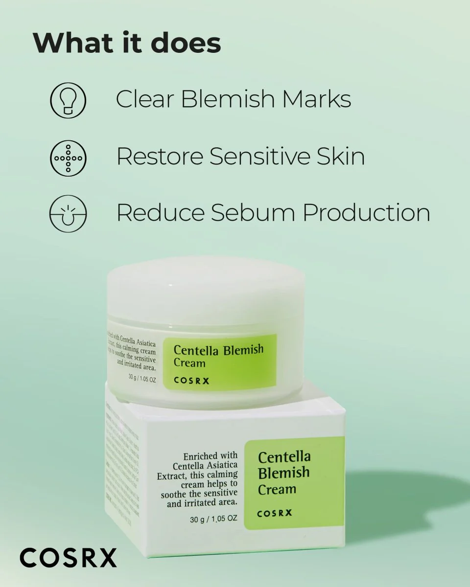 COSRX Centella Blemish Cream 30ml - Image 2