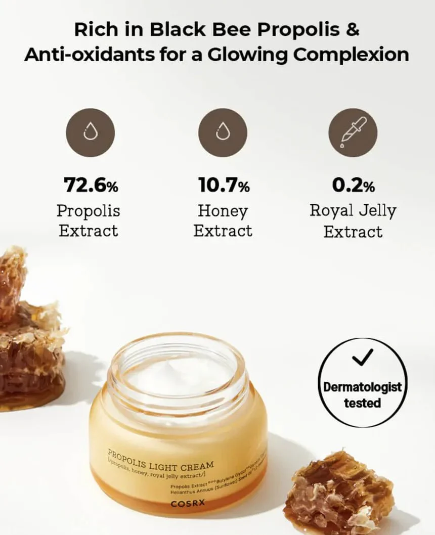 COSRX Full Fit Propolis Light Cream 65ml - Image 6