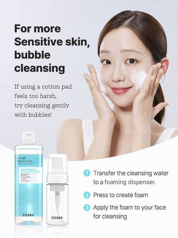 COSRX Low pH Niacinamide Micellar Cleansing Water 400ml - Image 8