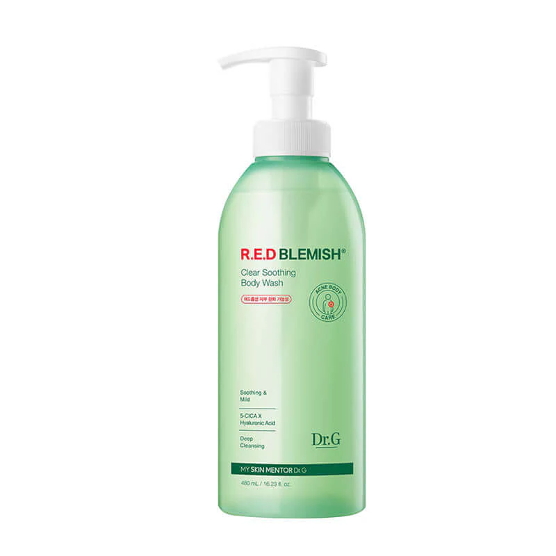 Dr.G R.E.D Blemish Clear Soothing Body Wash 480ml - Image 2