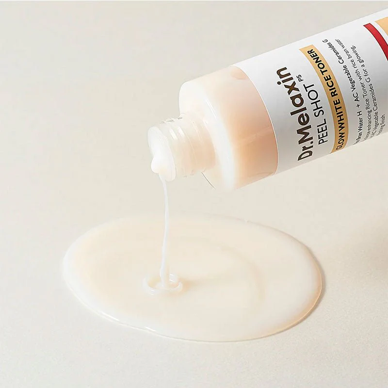 Dr.Melaxin Peel Shot Glow White Rice Toner 200ml - Image 3