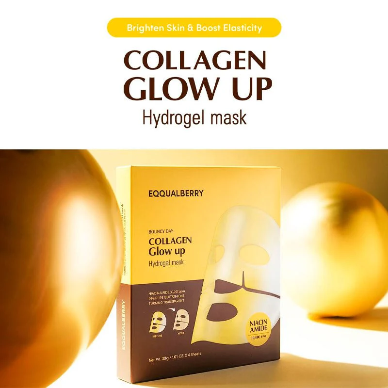 Eqqualberry Collagen Glow up Hydrogel Mask - Image 3