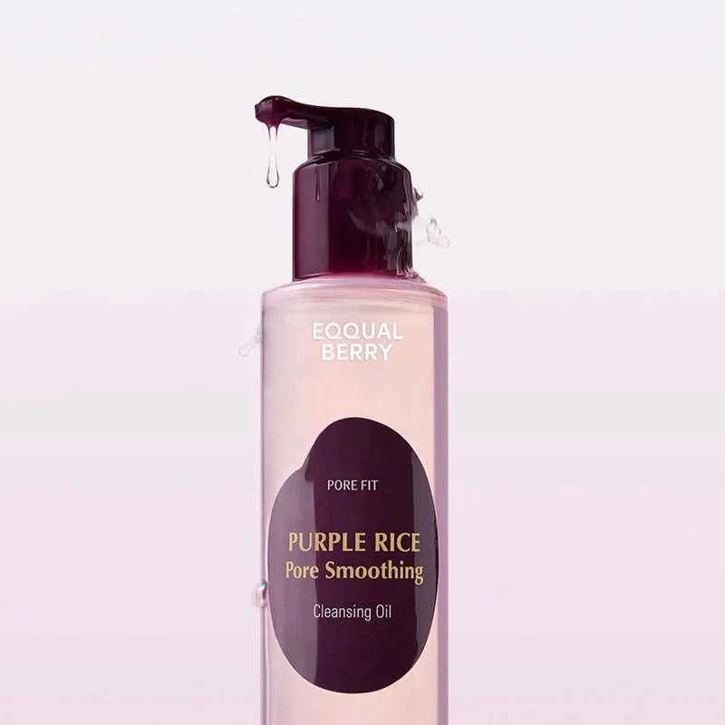 Eqqualberry Purple Rice Pore Smoothing Cleansing Oil 200ml - Image 4