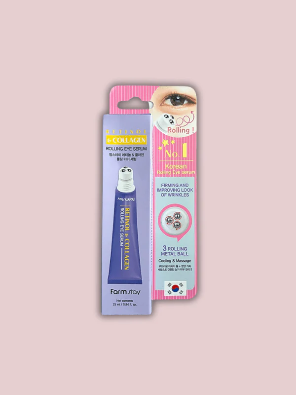 Farm stay Retinol & Collagen Rolling Eye Serum 25ml - Image 2