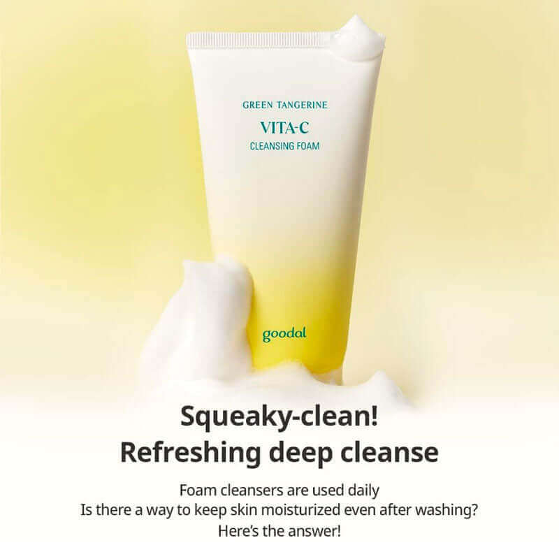 goodal Green Tangerine Vita C Cleansing Foam 150ml - Image 3
