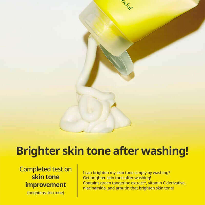 goodal Green Tangerine Vita C Cleansing Foam 150ml - Image 4