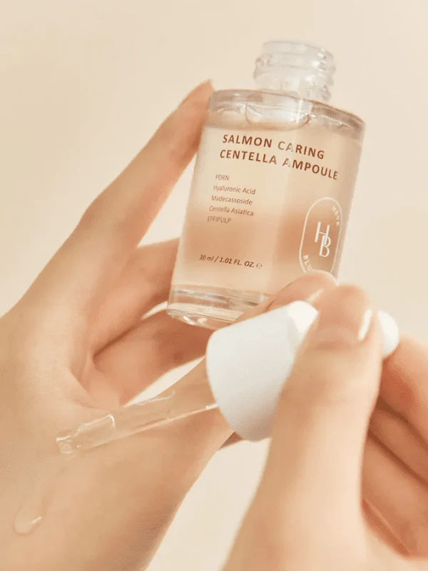 HEVEBLUE Salmon Caring Centella Ampoule 30ml - Image 4