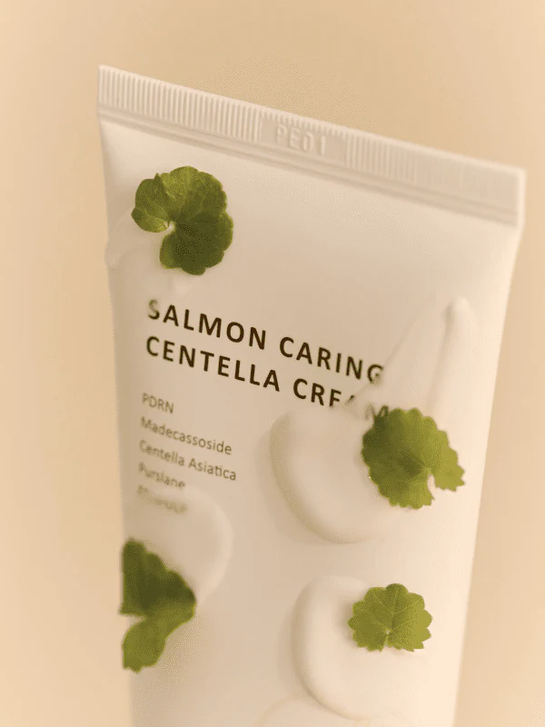 HEVEBLUE Salmon Caring Centella Cream 100ml - Image 3