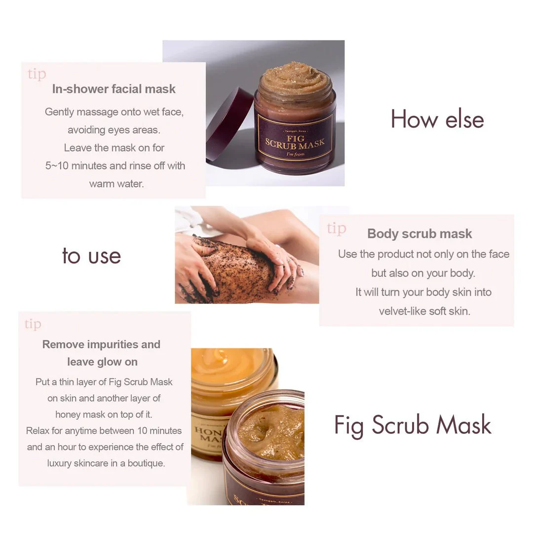 I'm From Fig Scrub Mask - Image 3
