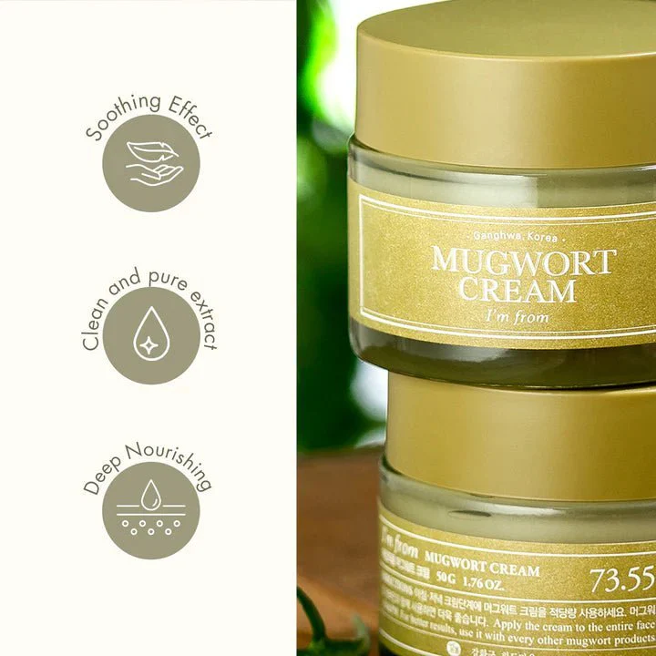 I'm From Mugwort Cream 50g - Image 3