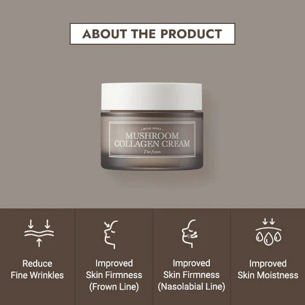 I'm From Mushroom Collagen Cream 50ml - Image 5