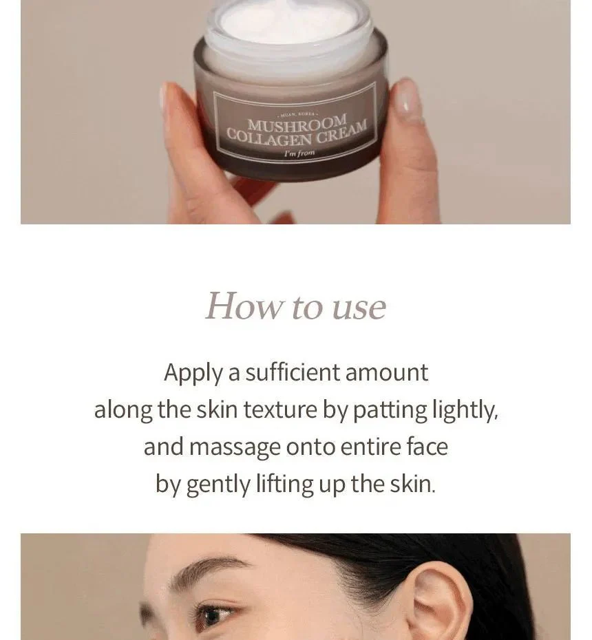 I'm From Mushroom Collagen Cream 50ml - Image 6