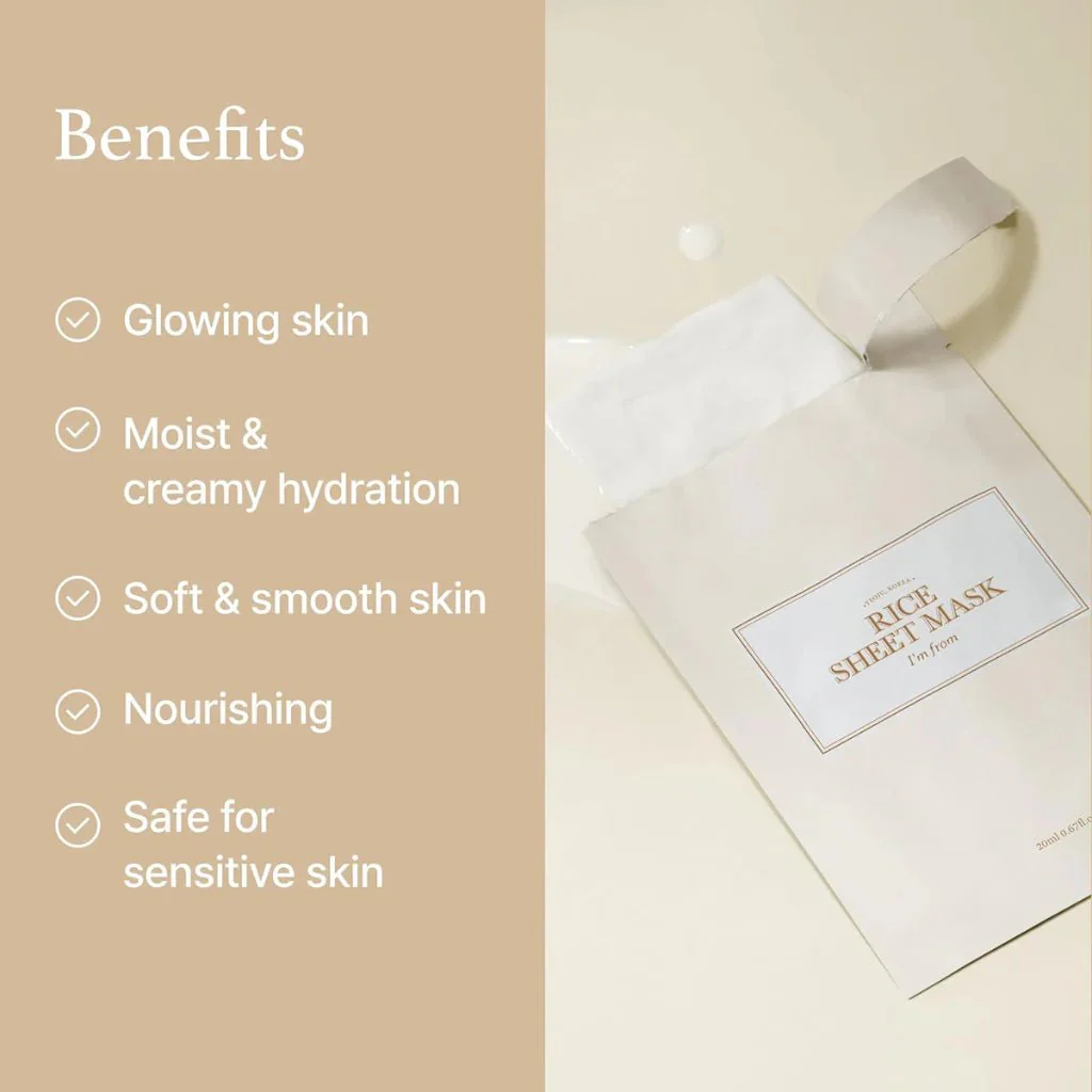 I'm from Rice Sheet Mask 20ml - Image 6