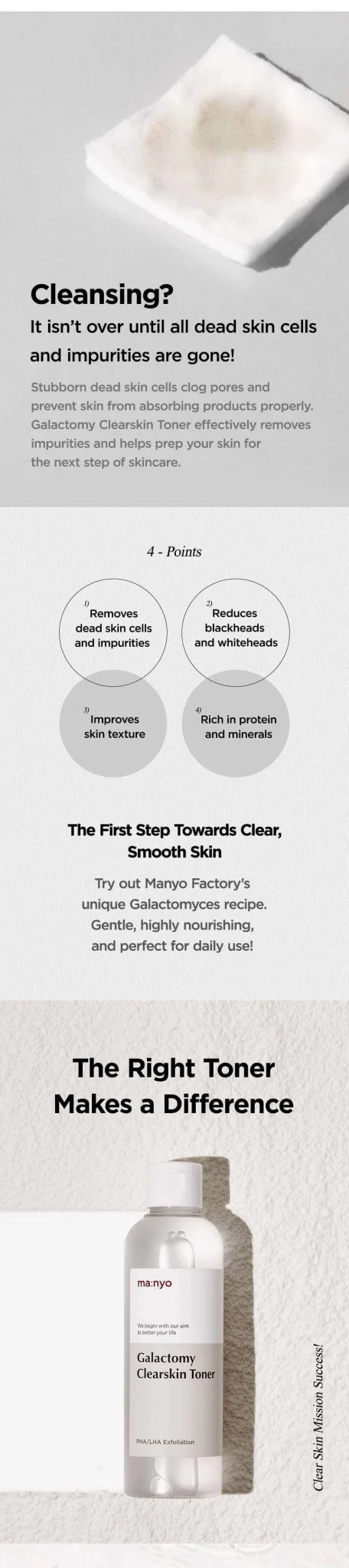 ma:nyo Galactomy Clearskin Toner 210ml - Image 3