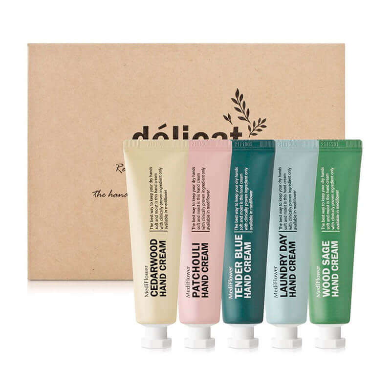Medi Flower Délicat Hand Cream Set 30g*5 - Image 3