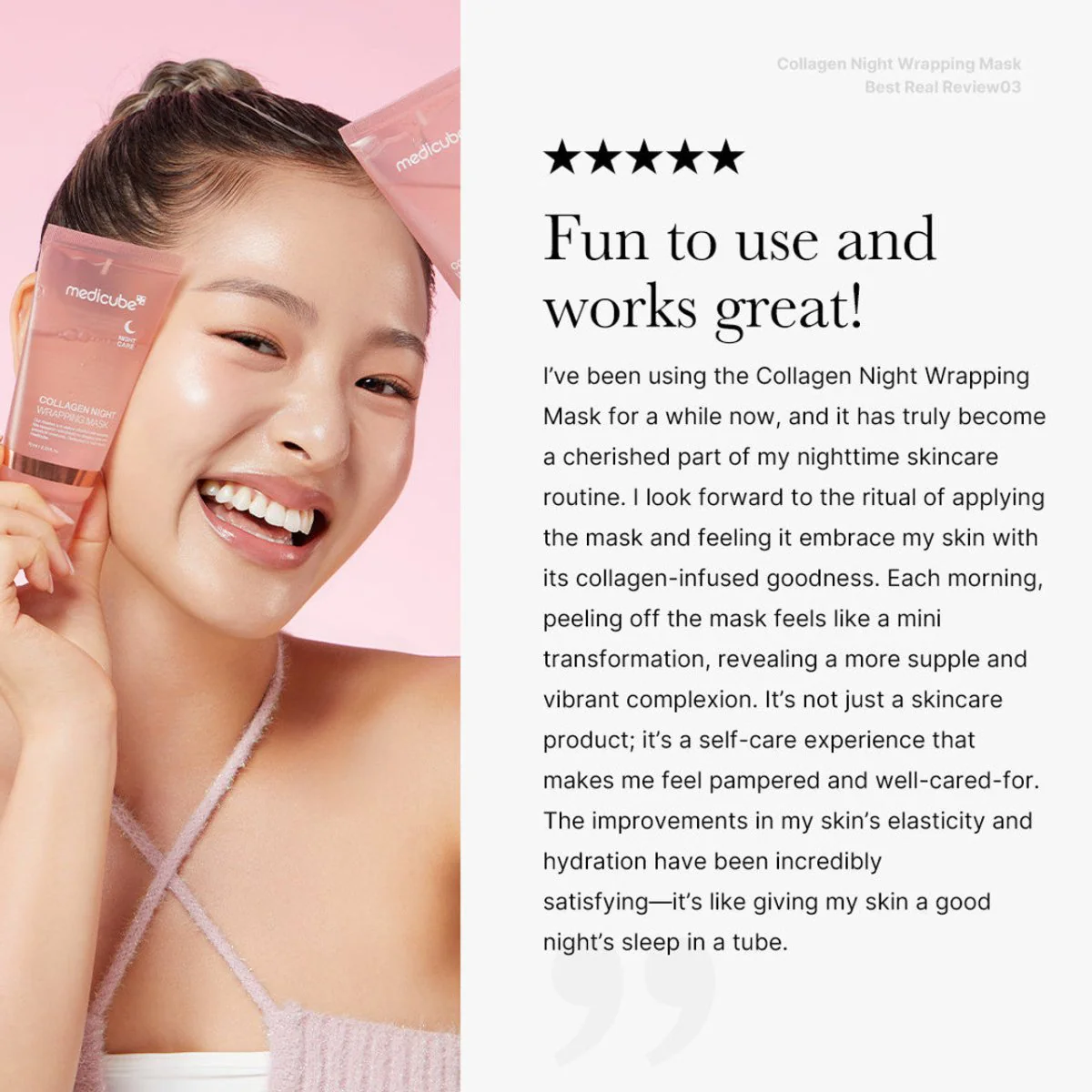 Medicube Collagen Night Wrapping Mask 75ml - Image 6