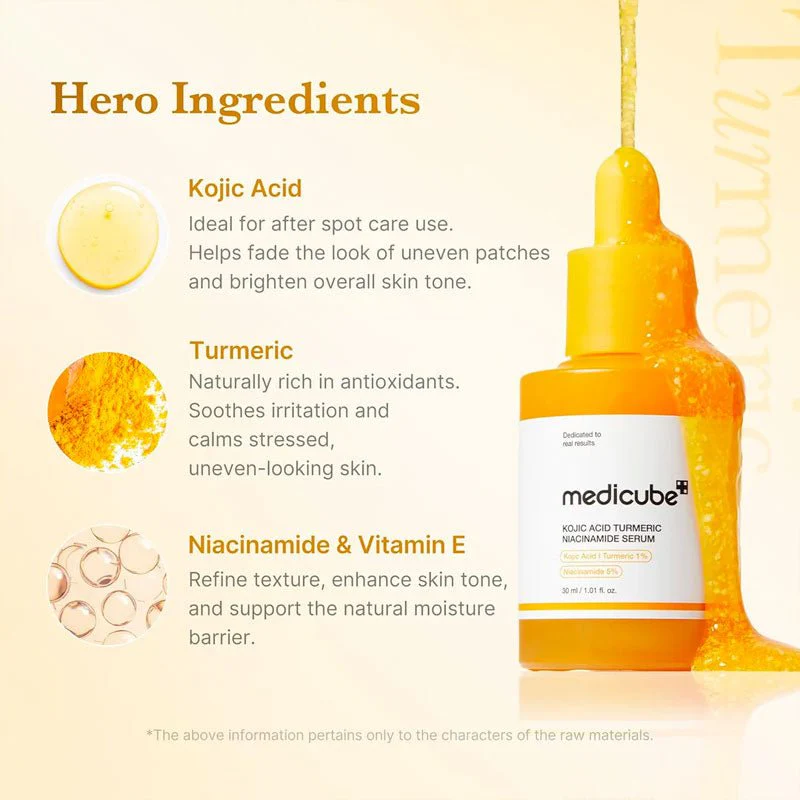 medicube Kojic Acid Turmeric Niacinamide Serum 30ml - Image 4