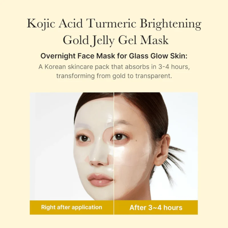 medicube Kojic Acid Turmeric Brightening Gel Mask 28g - Image 5