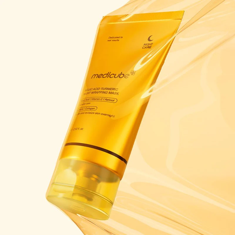 medicube Kojic Acid Turmeric Night Wrapping Mask 75ml - Image 5