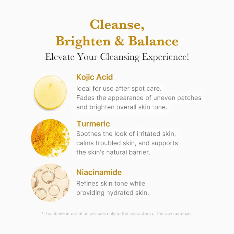 medicube Kojic Acid Turmeric Toning Cleanser 120g - Image 4