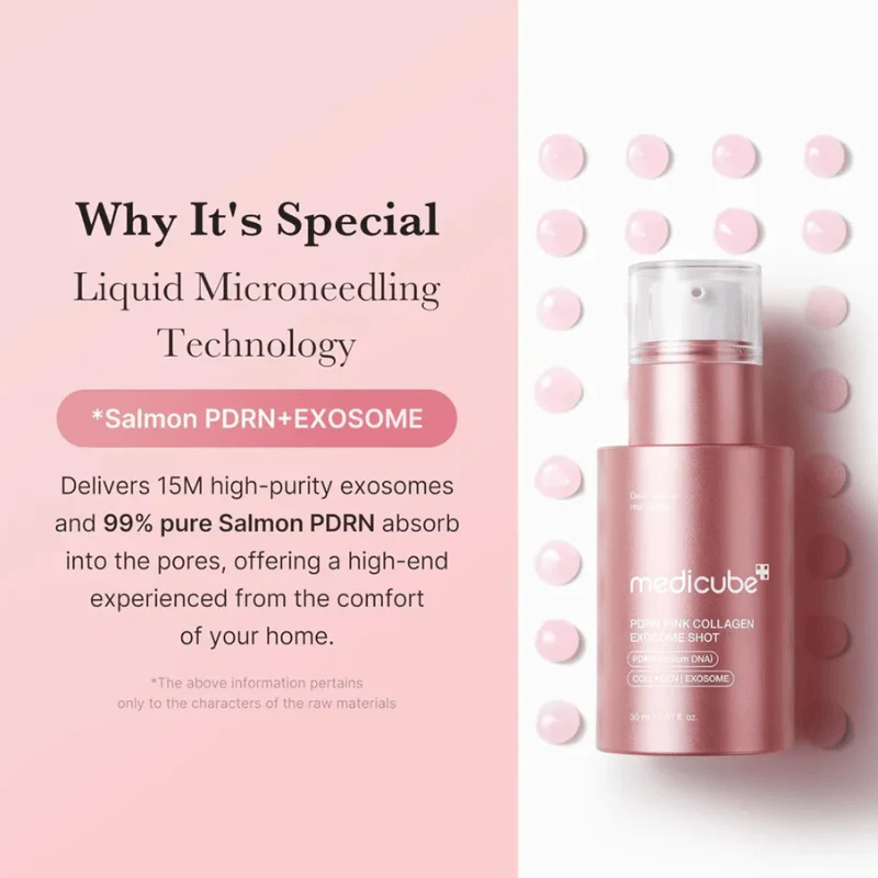 medicube PDRN Pink Exosome Shot Serum 7500 30ml - Image 4