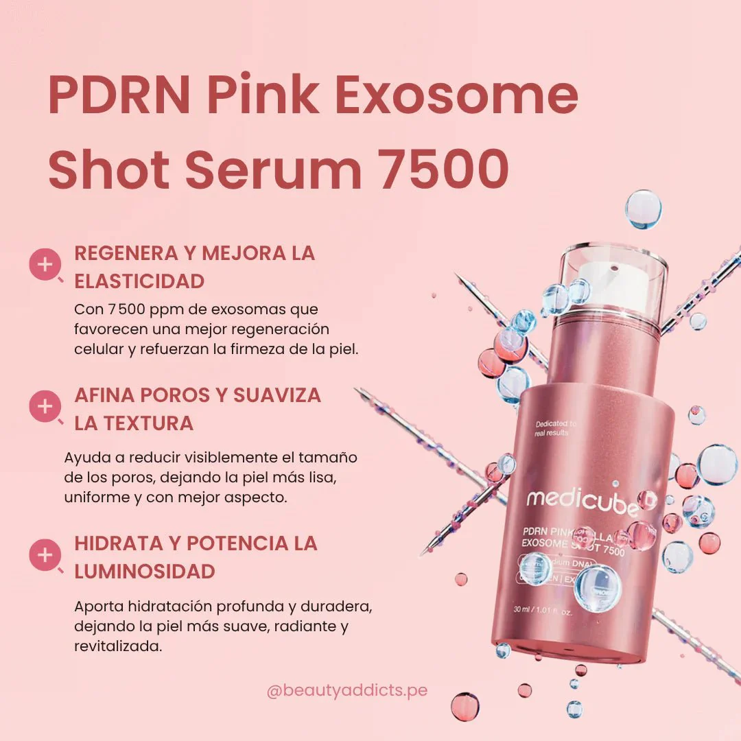 medicube PDRN Pink Exosome Shot Serum 7500 30ml - Image 5