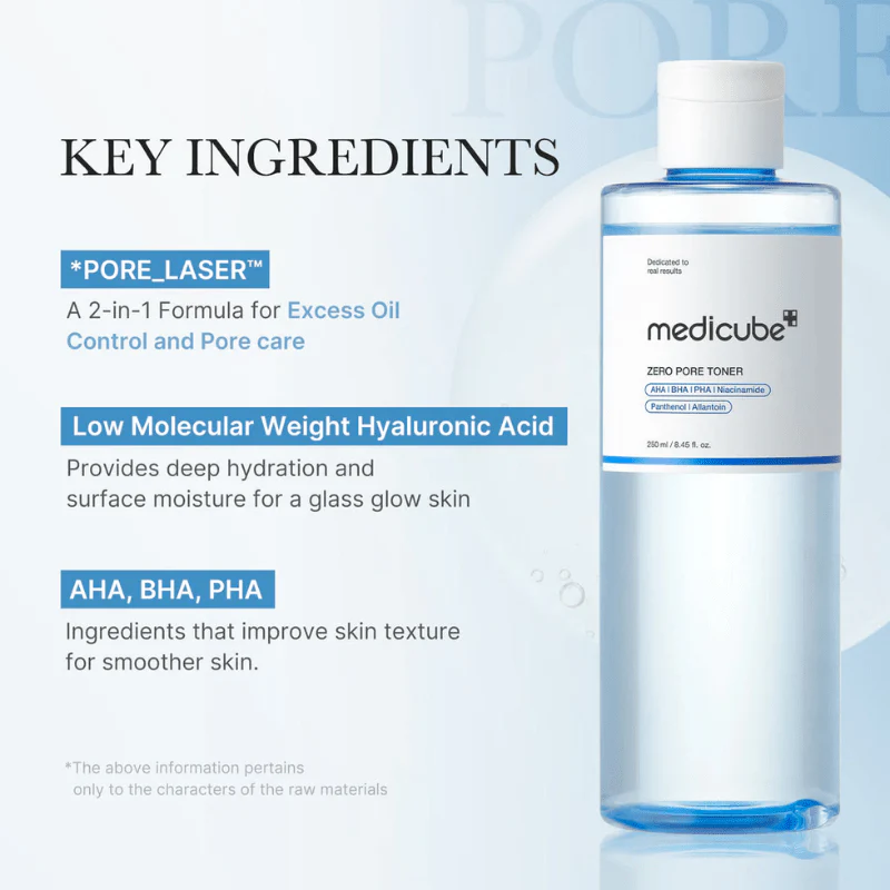 medicube Zero Pore Toner 250ml - Image 4