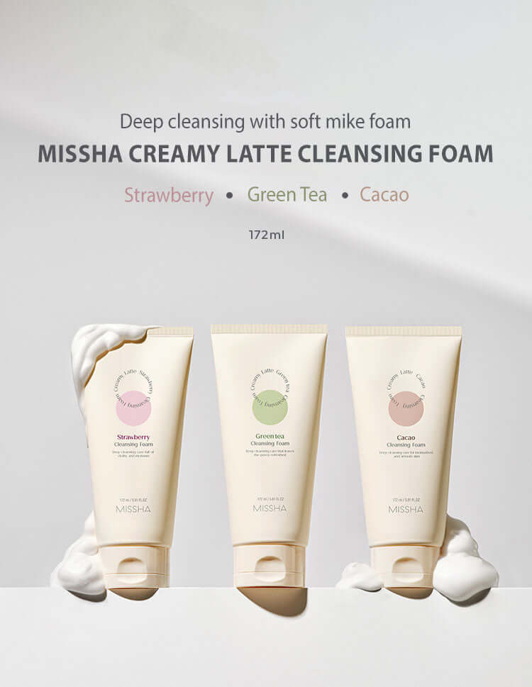 MISSHA Creamy Latte Cleansing Foam 172ml - Image 5
