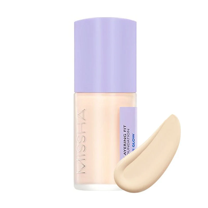 MISSHA Layering Fit Foundation Semi Glow Set 30ml - Image 5