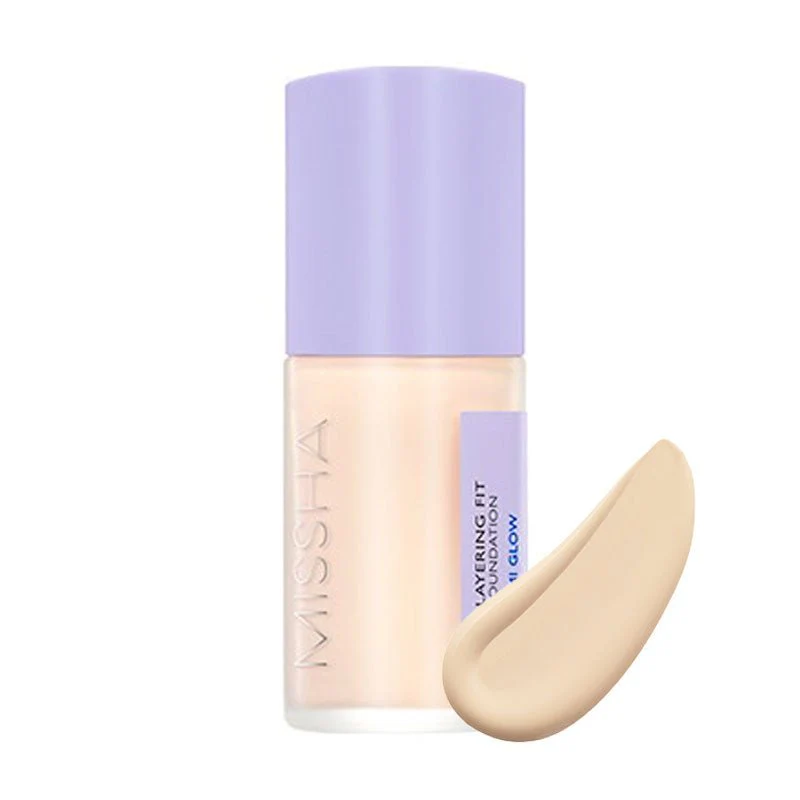 MISSHA Layering Fit Foundation Semi Glow Set 30ml - Image 6