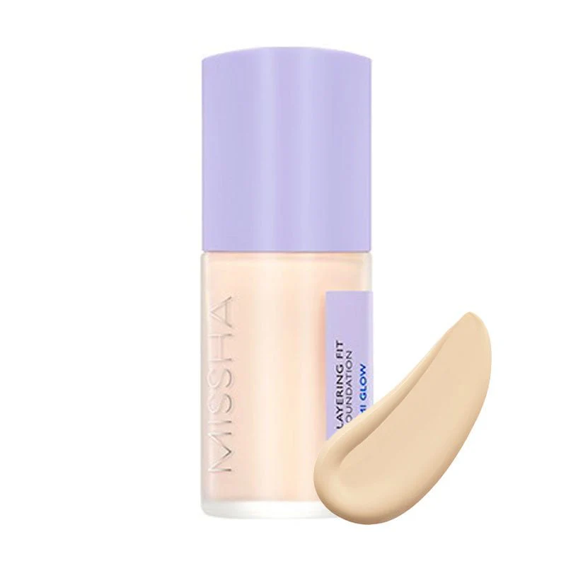 MISSHA Layering Fit Foundation Semi Glow Set 30ml - Image 7