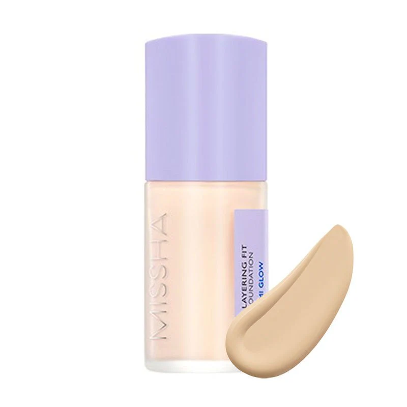 MISSHA Layering Fit Foundation Semi Glow Set 30ml - Image 8