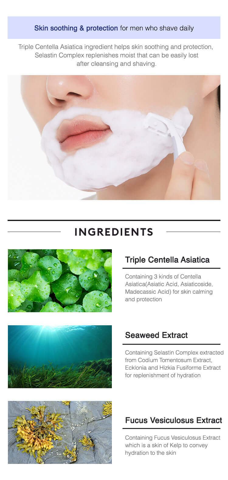 MISSHA Mens Care Shave To Cleansing Foam 150ml - Image 3