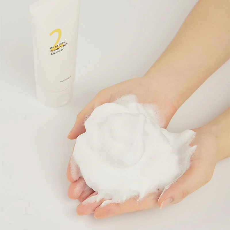 numbuzin No.2 Deep Clean Fresh Cream Cleanser 120ml - Image 3