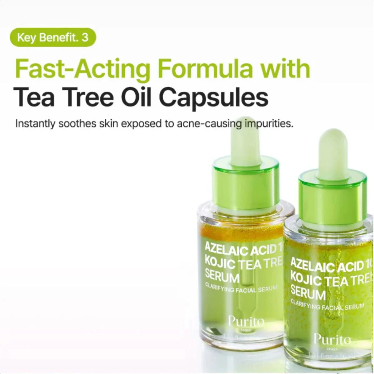 Purito Azelaic Acid 10 Kojic Tea Tree Serum 30ml - Image 6
